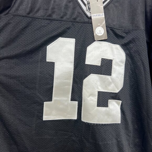 NWT NFL # 12 Aaron Rodgers Packers Reebok On field jersey Black Size 54 / XL - Picture 10 of 10